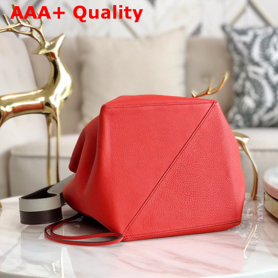 Hermes Licol Hermes 17 Bag in Red Evercolor Calfskin Replica