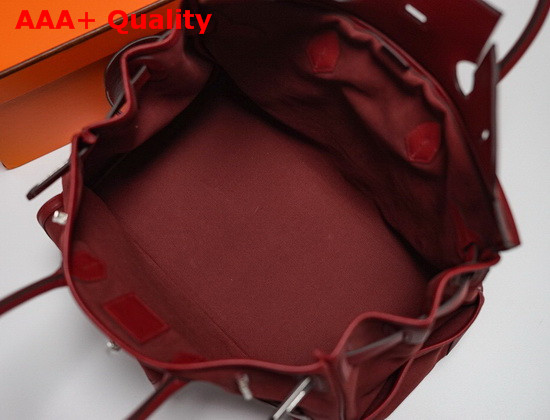 Hermes Limited Edition Cargo Birkin 35 cm Wine Swift and Canvas Replica