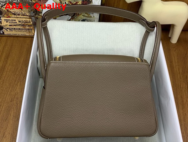 Hermes Lindy 26 Bag in Elephant Gray Taurillon Clemence Leather Replica