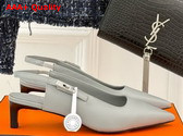 Hermes Lover 40 Pump in Glacier Nappa Leather Replica