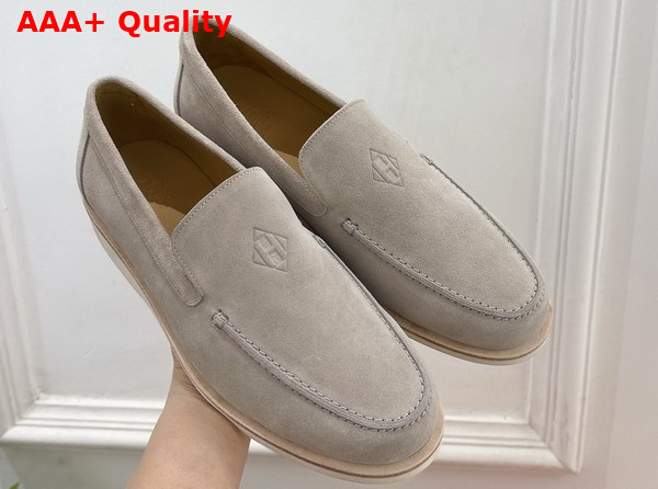 Hermes Low Loafer in Beige Esquisse Suede Calfskin Replica