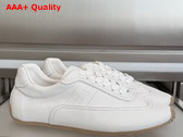 Hermes Master Sneaker in Blanc Supple Calfskin with Thin Sole Replica