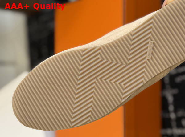 Hermes Master Sneaker in Kraft Suede Goatskin with Thin Sole Replica