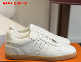 Hermes Match Sneaker in Blanc Sport Goatskin and Calfskin Replica