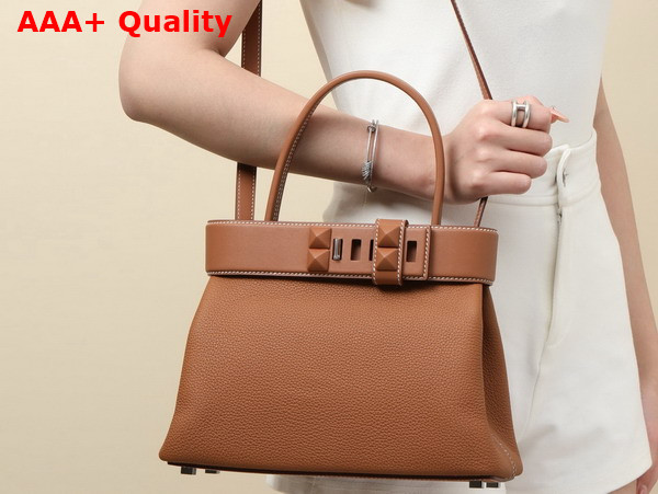 Hermes Medor Bag in Gold Togo Swift Calfskin Replica