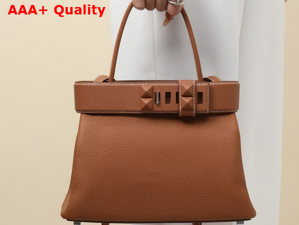 Hermes Medor Bag in Gold Togo Swift Calfskin Replica