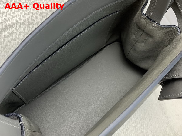 Hermes Medor Bag in Gris Meyer Togo Leather and Swift Calfskin Replica