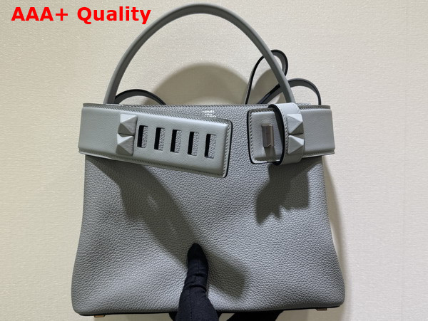 Hermes Medor Bag in Gris Meyer Togo Swift Calfskin Replica