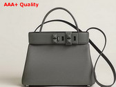 Hermes Medor Bag in Gris Meyer Togo Swift Calfskin Replica