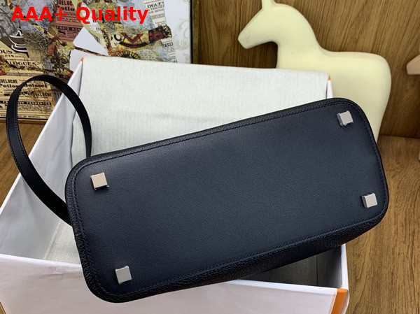 Hermes Medor Bag in Noir Togo Leather and Swift Calfskin Replica