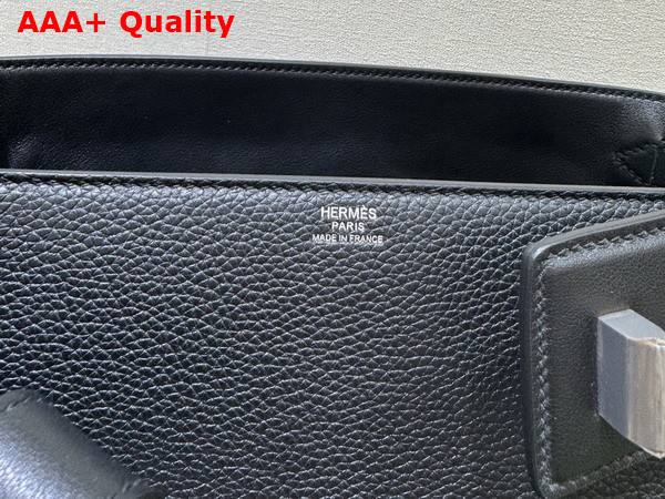 Hermes Medor Bag in Noir Togo Swift Calfskin Replica