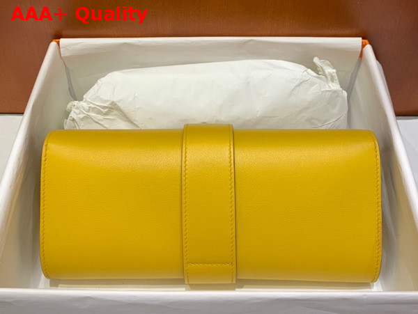 Hermes Medor Clutch in Yellow Swift Calfskin Replica