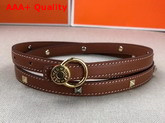 Hermes Medor Strap in Tan Swift Calfskin Replica
