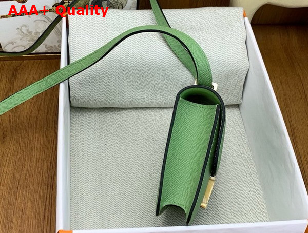 Hermes Micro Constance Bag in Avocado Green Epsom Calfskin Replica