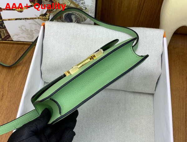 Hermes Micro Constance Bag in Avocado Green Epsom Calfskin Replica