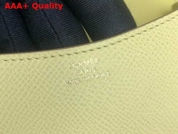 Hermes Micro Constance Bag in Light Yellow Epsom Calfskin Replica