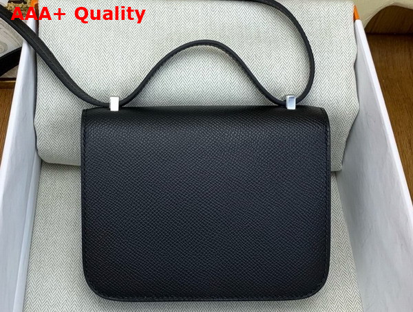 Hermes Micro Constance Bag in Noir Epsom Calfskin Replica