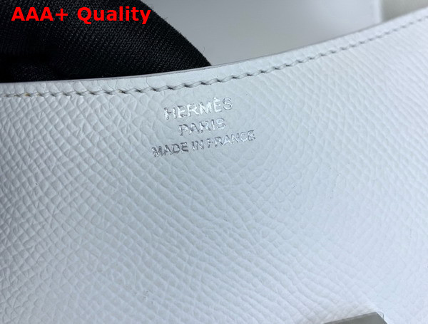 Hermes Micro Constance Bag in White Epsom Calfskin Replica