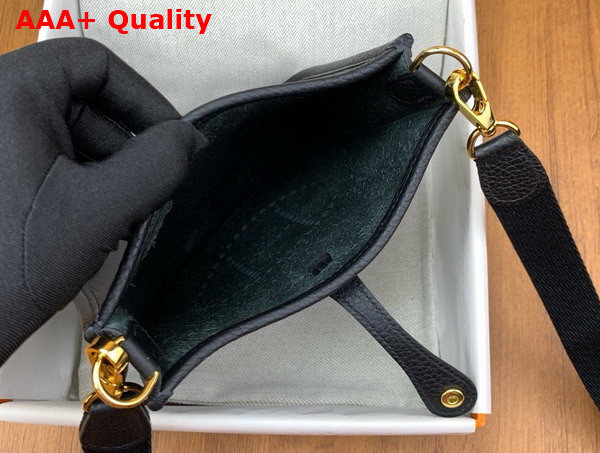 Hermes Mini Evelyn Bag in Noir Taurillon Clemence Leather Replica