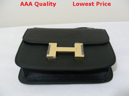 Hermes Constance Black Gold Lock Replica