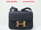 Hermes Constance Black Gold Lock Replica