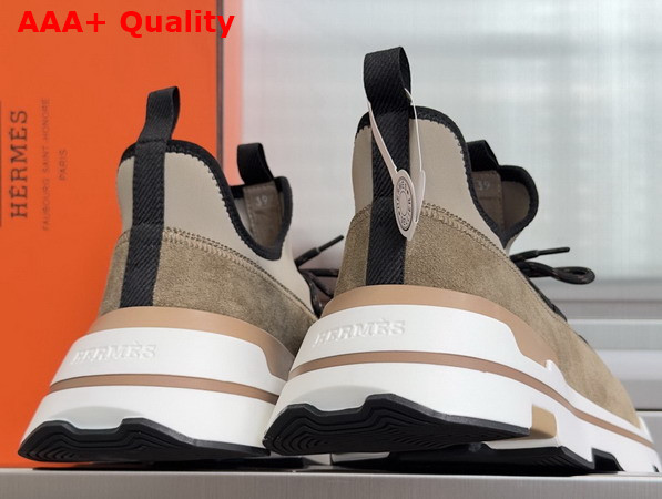 Hermes Moove Sneaker in Beige Replica