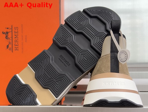 Hermes Moove Sneaker in Beige Replica