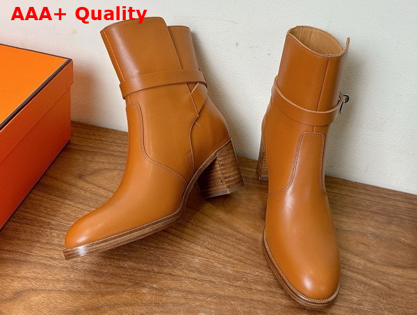 Hermes Neo Ankle Boot in Naturel Calfskin Replica
