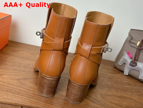 Hermes Neo Ankle Boot in Naturel Calfskin Replica