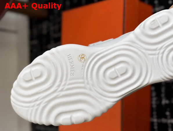 Hermes Neptune Ballet Flat Blanc Nappa Leather Replica