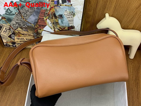 Hermes Nouveau On Body Bag in Gold Brown Replica