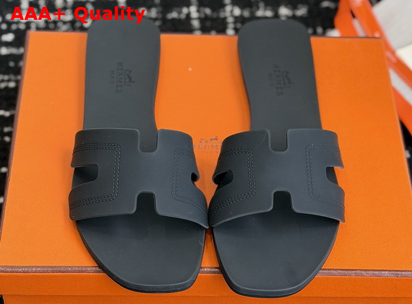Hermes Oran Sandal in Rubber Replica
