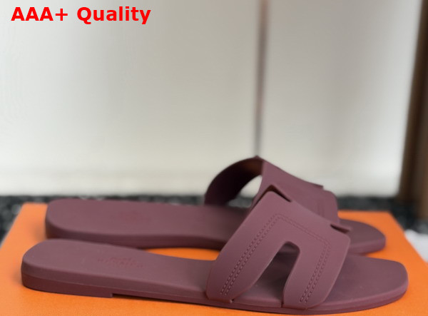 Hermes Oran Sandal in Rubber Replica