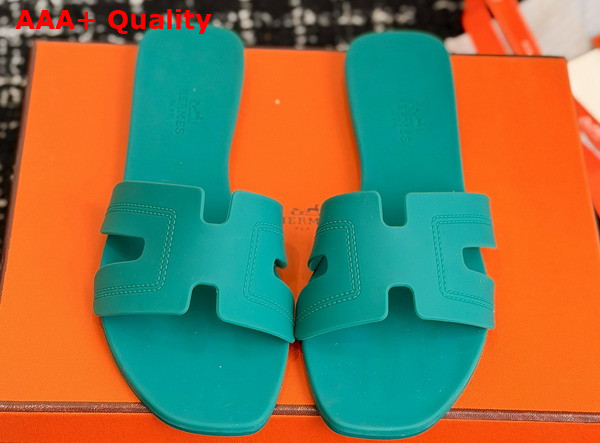Hermes Oran Sandal in Rubber Replica