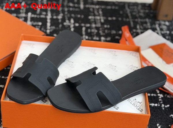 Hermes Oran Sandal in Rubber Replica