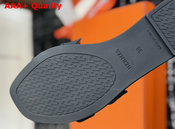 Hermes Oran Sandal in Rubber Replica