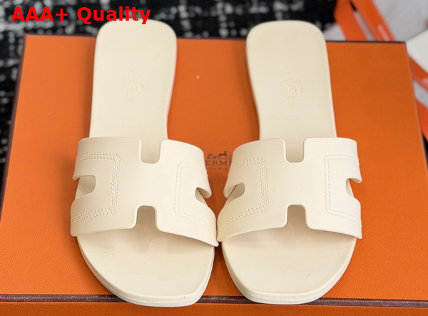Hermes Oran Sandal in Rubber Replica