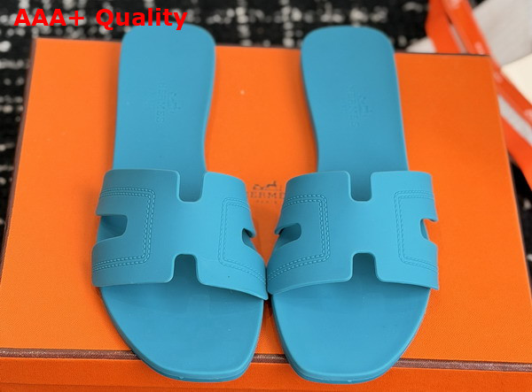Hermes Oran Sandal in Rubber Replica