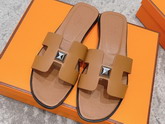 Hermes Oran Sandal in Tan Calfskin Replica