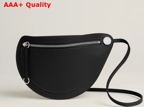 Hermes Petite Course Bag in Black Epsom Calfskin Replica