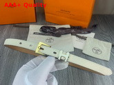 Hermes Pop H 15 Belt Craie Epsom Calfskin Replica