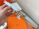 Hermes Rivale 18 Belt in Light Blue Epsom Calfskin Replica