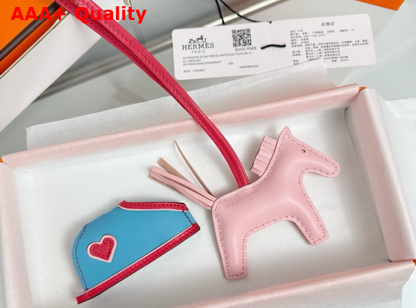 Hermes Rodeo Robeo Coeur PM Charm in Milo Lambskin Replica