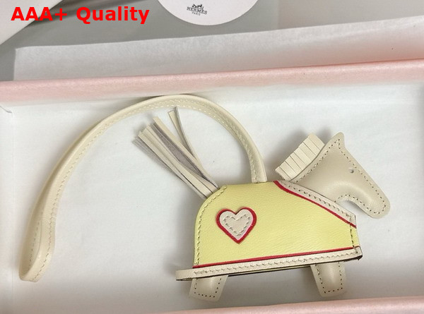 Hermes Rodeo Robeo Coeur PM Charm in Milo Lambskin Replica