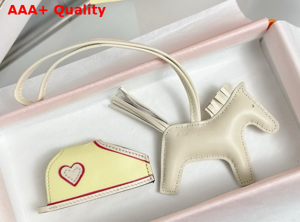 Hermes Rodeo Robeo Coeur PM Charm in Milo Lambskin Replica