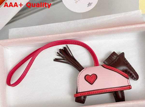 Hermes Rodeo Robeo Coeur PM Charm in Milo Lambskin Replica