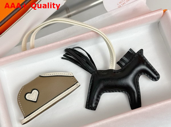 Hermes Rodeo Robeo Coeur PM Charm in Milo Lambskin Replica