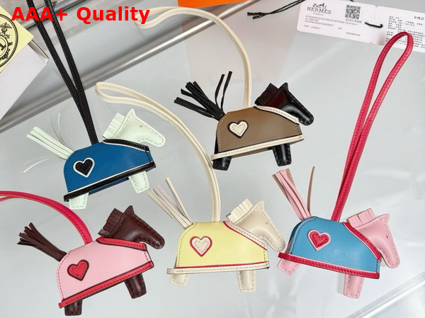 Hermes Rodeo Robeo Coeur PM Charm in Milo Lambskin Replica