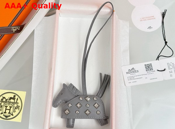 Hermes Rodeo Robeo Rock PM Charm in Milo Lambskin Replica