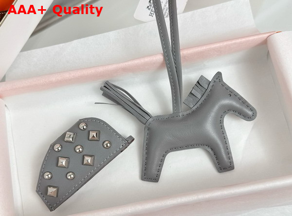 Hermes Rodeo Robeo Rock PM Charm in Milo Lambskin Replica